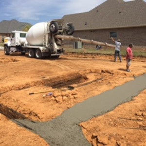 Concrete Pouring for House Pad in Ardmore Oklahoma